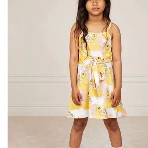 Mini Rodini Yellow Cartoon Print Dress